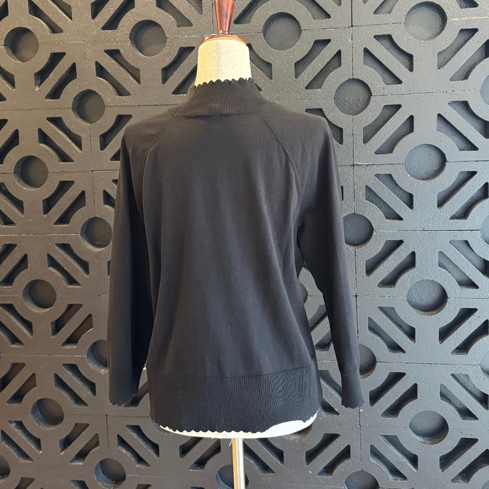 Talbots | Scallop Edge Raglan Sweater - Picture 7 of 8